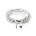 Nedis CCTB39940AL10 „Lightning“ kabelis 1 m Aliuminis Nedis CCTB39940AL10 „Lightning“ kabelis 1 m Aliuminis
