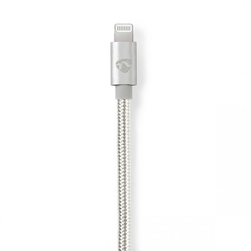 Nedis CCTB39940AL10 Lightning-kaapeli 1 m Alumiini – 2