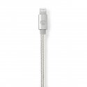 Nedis CCTB39940AL10 „Lightning“ kabelis 1 m Aliuminis Nedis CCTB39940AL10 „Lightning“ kabelis 1 m Aliuminis