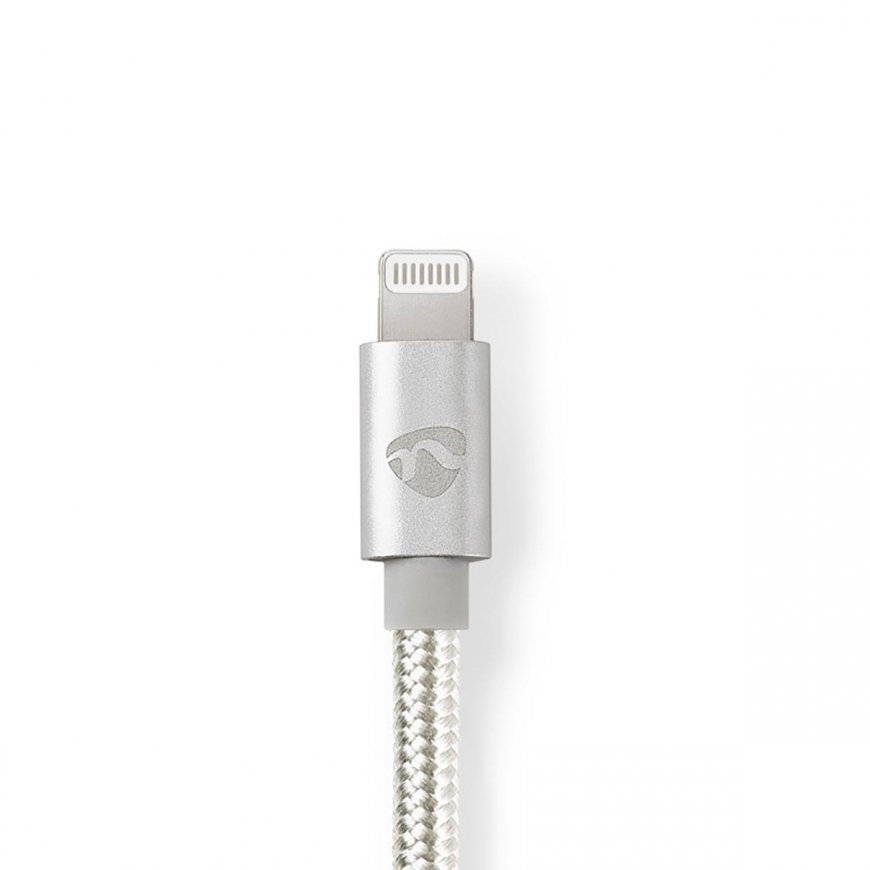 Nedis CCTB39940AL10 Lightning-kaapeli 1 m Alumiini – 4