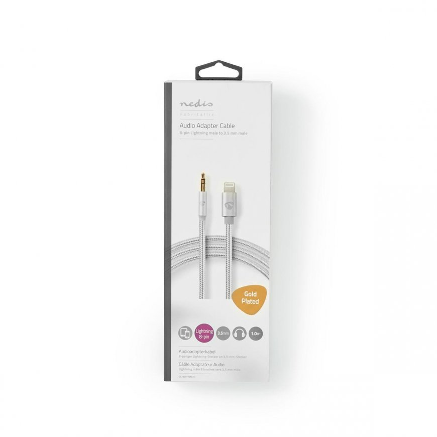 Nedis CCTB39940AL10 lightning cable 1 m Aluminium – 5