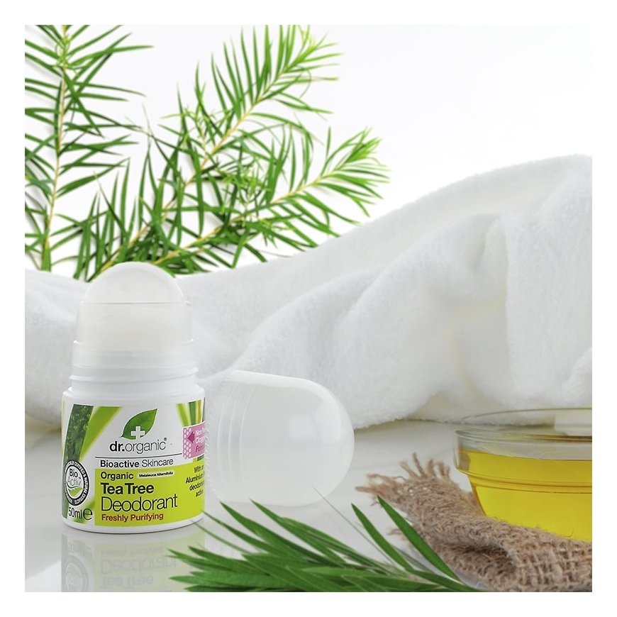 Dr Organic Tea Tree Naisten Roll-deodorantti 50 ml 1 kpl – 2