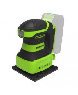Greenworks G24SS14 Sheet sander 12000 RPM Black, Green