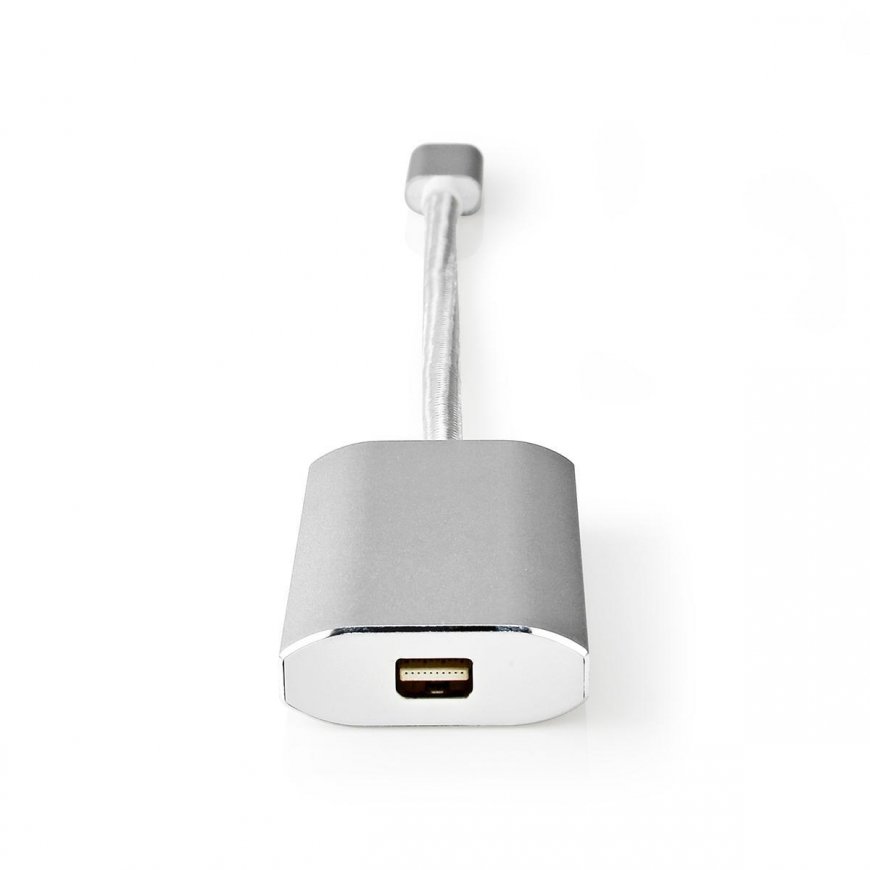 Nedis CCTB64580AL02 vaizdo kabelio adapteris 0,2 m C tipo USB Mini DisplayPort Sidabras – 3
