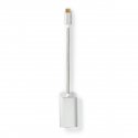 Nedis CCTB64580AL02 video cable adapter 0.2 m USB Type-C Mini DisplayPort Silver
