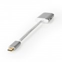 Nedis CCTB64580AL02 vaizdo kabelio adapteris 0,2 m C tipo USB Mini DisplayPort Sidabras Nedis CCTB64580AL02 vaizdo kabelio adapteris 0,2 m C tipo USB Mini DisplayPort Sidabras