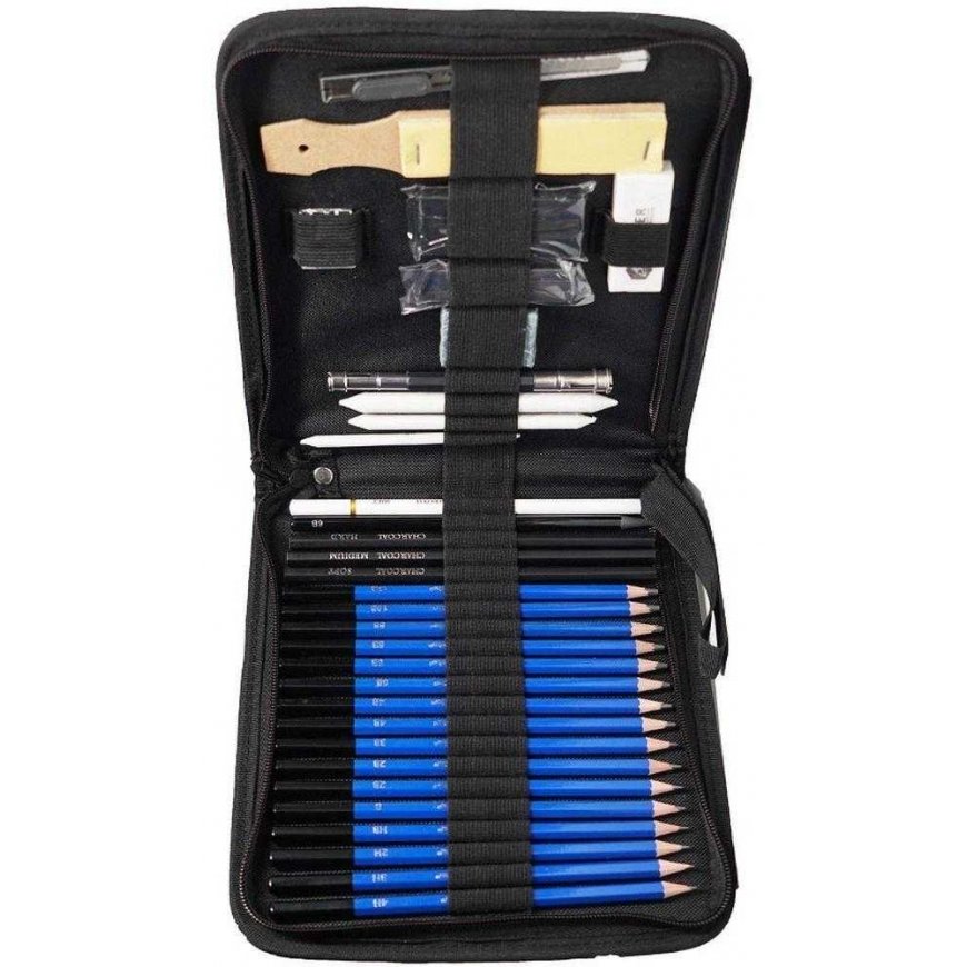 Puzzle H&B Sketch Drawing Set Pencil Case 72in1 KP-C72B – 2