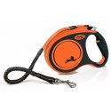 Flexi Xtreme 5 m Juoda, Oranžinė Šuo Flexi Xtreme 5 m Juoda, Oranžinė Šuo