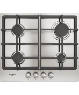 Whirlpool TGML 660 IX Ruostumaton teräs Kiinteä 60 cm Kaasuliesi 4 alue(tta)