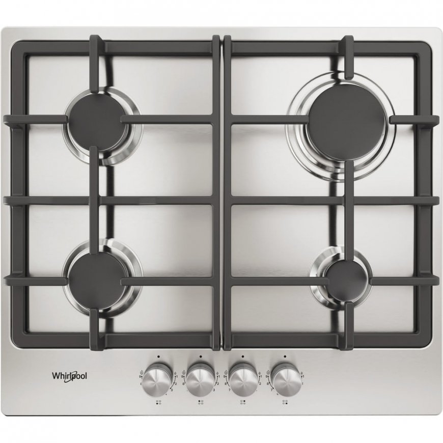 Whirlpool TGML 660 IX Nerūsējošs tērauds Iebūvēts 60 cm Gāzes 4 zone(s)