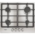 Whirlpool TGML 660 IX Ruostumaton teräs Kiinteä 60 cm Kaasuliesi 4 alue(tta)