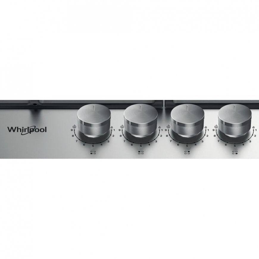 Whirlpool TGML 660 IX Roostevaba teras Sisseehitatud 60 cm Gaas 4 tsoon(id) – 2