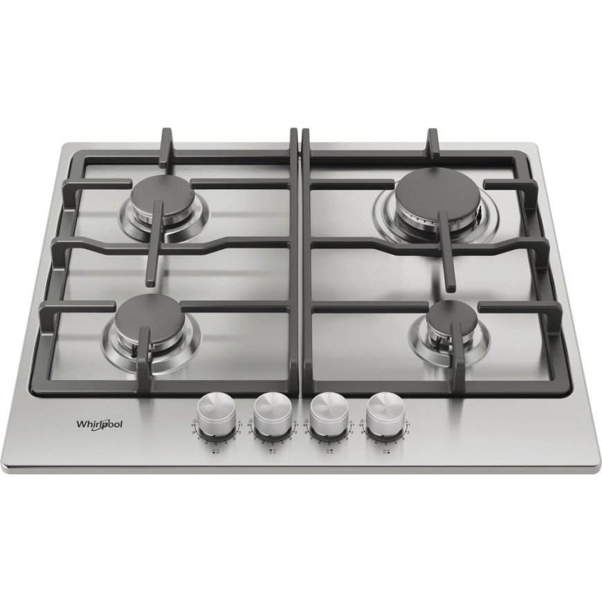 Whirlpool TGML 660 IX Nerūsējošs tērauds Iebūvēts 60 cm Gāzes 4 zone(s) – 4