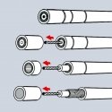 Knipex 16 60 05 juhtmekaabits Must Knipex 16 60 05 juhtmekaabits Must
