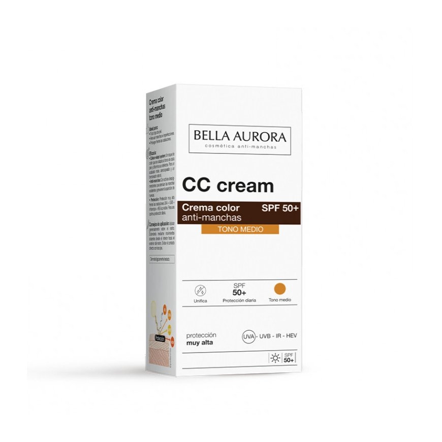 BELLA AURORA Dark Spot CC Cream SPF50+. Medium shade 30 ml CC-voide – 2