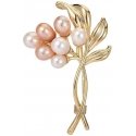 Troli Elegantiška paauksuota sagē ar mākslīgajiem pērļiem „Twig Gold“ Troli Elegantiška paauksuota sagē ar mākslīgajiem pērļiem „Twig Gold“