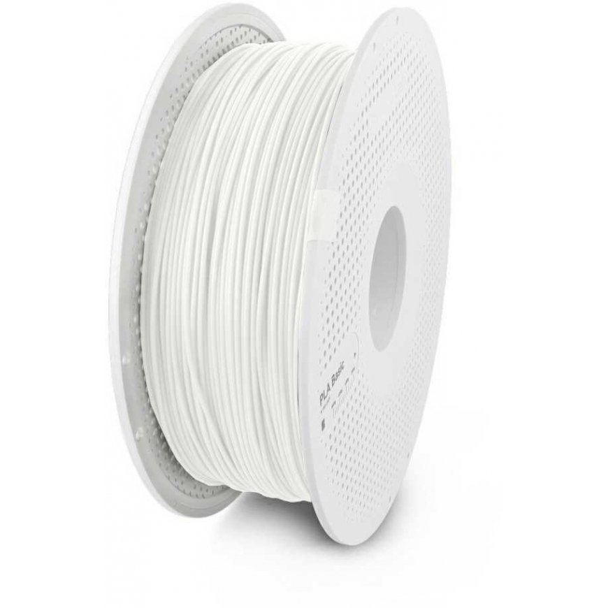 BambuLab Bambu Lab PLA plastikas 1.75mm 1kg - pridedamas koos korduvkasutatava rulliga - Elevandiluust Valge
