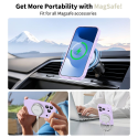 Dėklas TECH-PROTECT SILICONE MAGSAFE IPHONE 17 PRO MAUVE