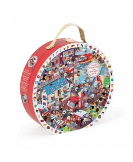 JANOD Round Observation Puzzle Firemen