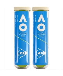 Dunlop Australian Open - tennis balls, 8 pcs, eco