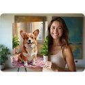 Glezna pēc skaitļiem 40x50 cm Massido Corgi suns Glezna pēc skaitļiem 40x50 cm Massido Corgi suns