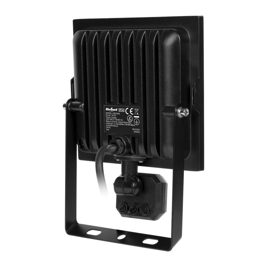 Rebel Reflektor Led 50W liikumis- ja hämarustundliku sensoriga -6500K – 2