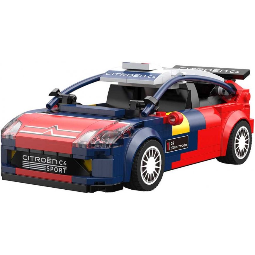 CaDA konstruktori plokid võidusõidumasinale „Citroen C4 WRC“ sportauto 296 detaili – 2