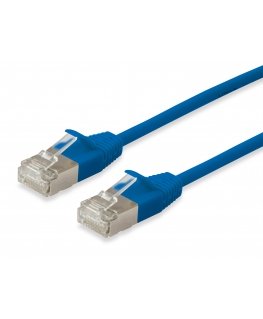 Equip Cat.6A F/FTP Slim Patch Cable, 5m, Blue