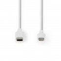 Nedis CCGW39650WT10 lightning cable 1 m White Nedis CCGW39650WT10 lightning cable 1 m White
