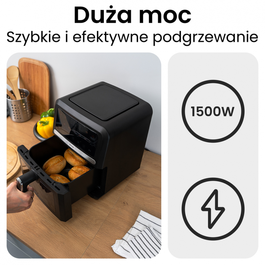 Gruzdintuvė Huslog 1500W friteze – 5