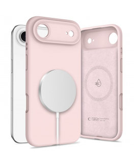 Чехол TECH-PROTECT SILICONE MAGSAFE IPHONE 17 AIR Розовый PEARL