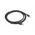 Lanberg PCU6-10CC-0200-BK networking cable Black 2 m Cat5e U/UTP (UTP)