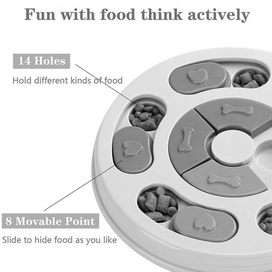 Vigo Dog Treat Puzzle Feeder Ø24cm Interactive Slow-Eating Toy T – 3