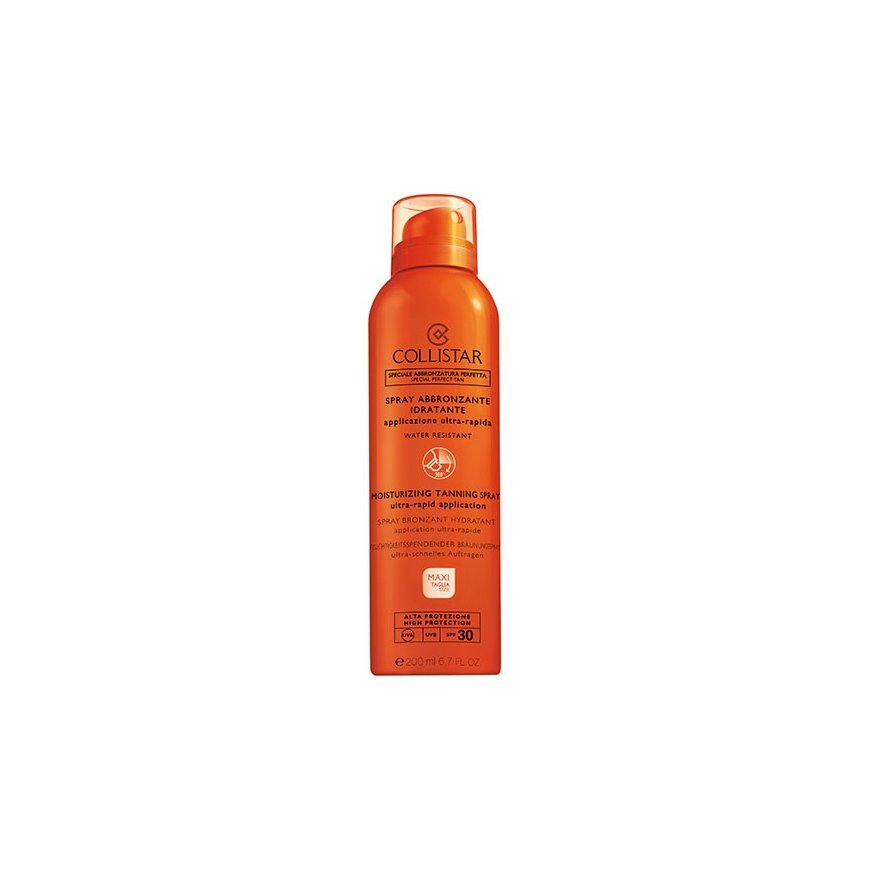 Collistar Moisturizing Tanning Spray SPF30 Sunscreen spray Тело, лицо и волосы 30 Взрослые