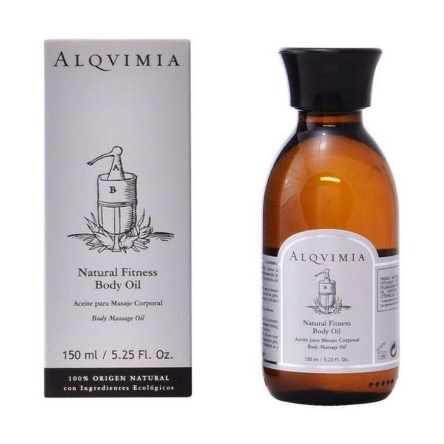 Burna Natural Fitness ķermeņa eļļa Alqvimia (150 ml)