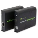 Techly IDATA HDMI-KVM2 KVM pagarinātājs Raidītājs un uztvērējs