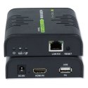Techly IDATA HDMI-KVM2 KVM pagarinātājs Raidītājs un uztvērējs