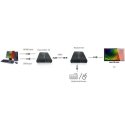 Techly IDATA HDMI-KVM2 KVM extender Transmitter & receiver