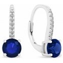 Серебряные серьги Brilio Silver Sparkling с голубым цирконом EA415WB Серебряные серьги Brilio Silver Sparkling с голубым цирконом EA415WB