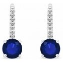 Серебряные серьги Brilio Silver Sparkling с голубым цирконом EA415WB Серебряные серьги Brilio Silver Sparkling с голубым цирконом EA415WB