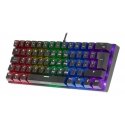 Mars Gaming MK60 klaviatuur Mängimine USB QWERTY Ameerika inglise keel Must