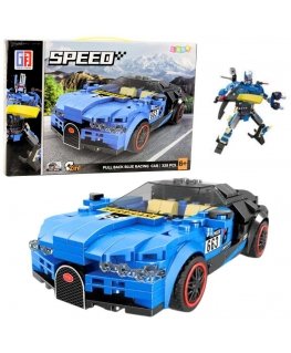 Lean Toys Konstruktorius automobilis-robotas 2in1, 328 dalys