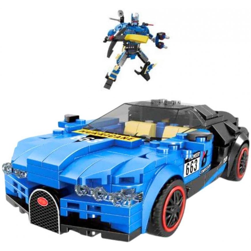 Lean Toys Constructor Car-Robot 2in1, 328 pieces – 2