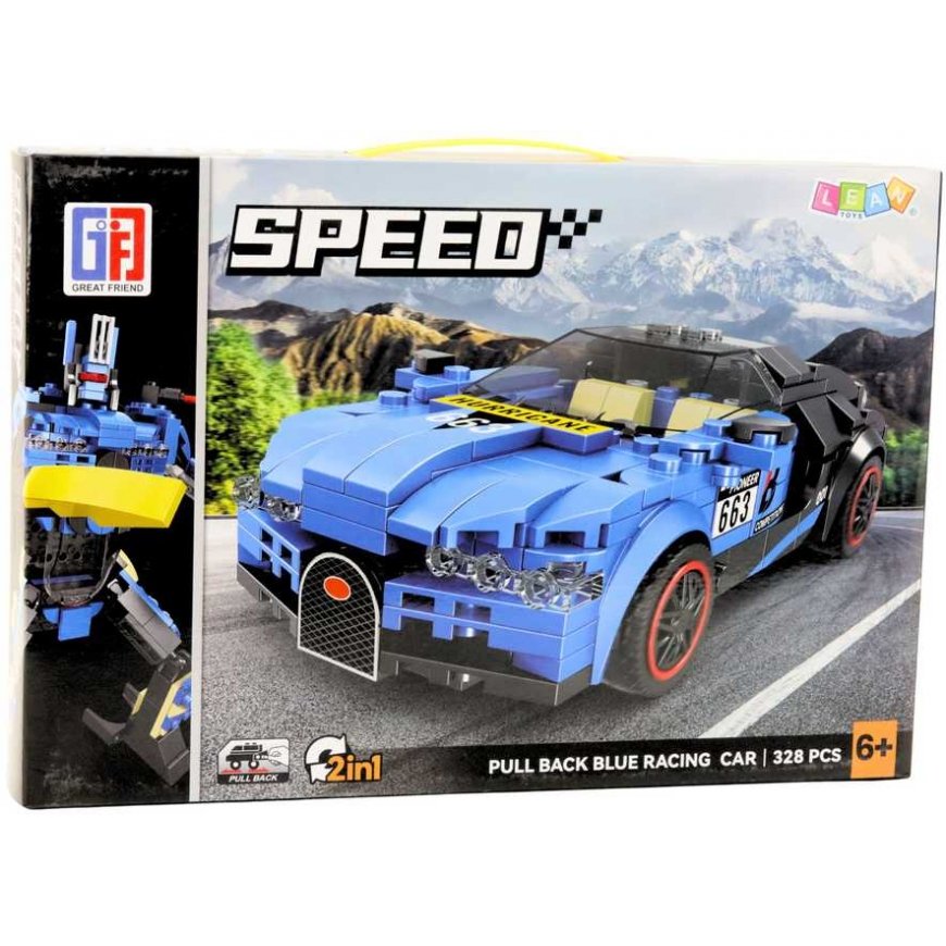 Lean Toys Constructor Car-Robot 2in1, 328 pieces – 3