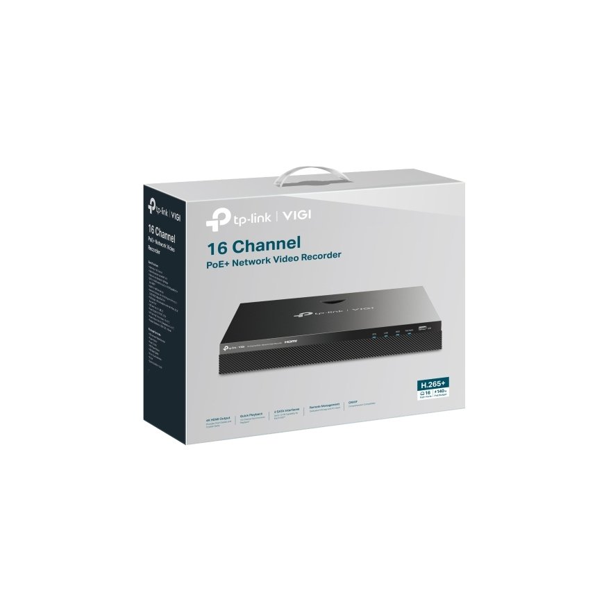 TP-Link VIGI VIGINVR2016H-16MP4TB musta – 5