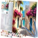 Pilt joonistamiseks numbritega 40x50 cm Massido Linnamaastik