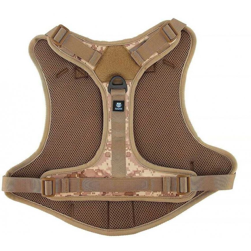 OEM Dog harness TACTICAL size L brown – 4