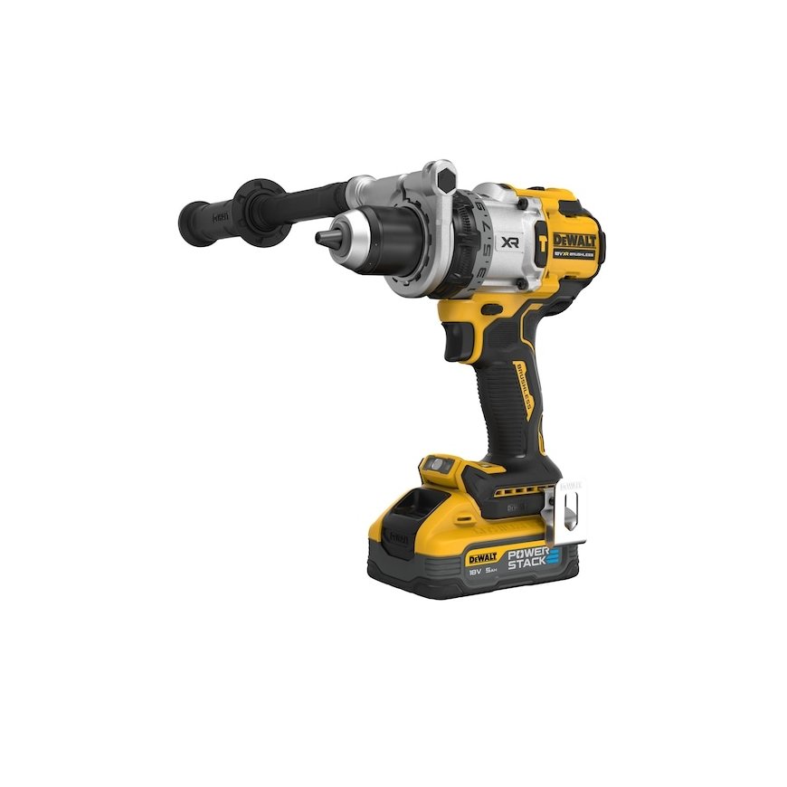 DeWALT DCD1007H2T-QW puur 2250 RPM 1,85 kg Must, Kollane