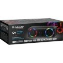 Defender Q1 Nešiojamas stereo garsiakalbis Juoda 10 W Defender Q1 Nešiojamas stereo garsiakalbis Juoda 10 W