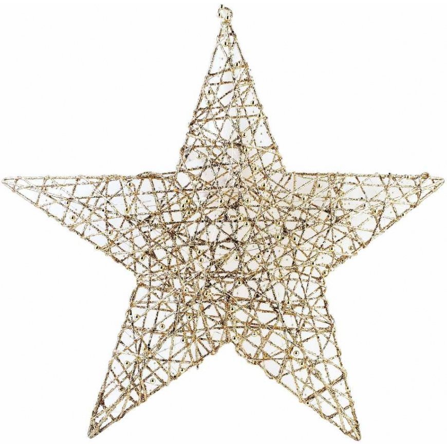 Mondex Kopš 1986. gada SANTA LILA zvaigžņu formas dekorācija 60x8cm LED